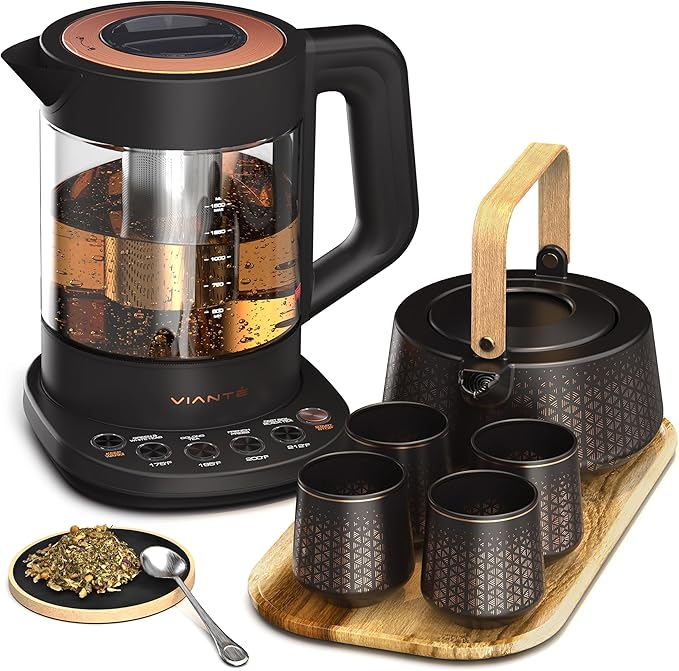 Vianté Luxury Tea Set. Electric Kettle
