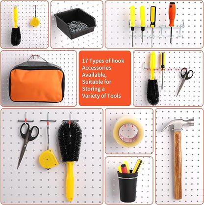130PCS Pegboard Hooks Assortment