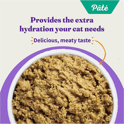 Halo Purely For Pets Indoor Cat Turkey and Giblets Recipe - Case of 12-5.5 Oz