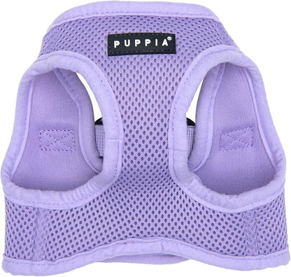 Puppia Soft Vest Dog Harness Step-in Padded Mesh No Choke No Pull Comfortable Walking Running Training for Small Medium Large Dogs, Violet, Medium