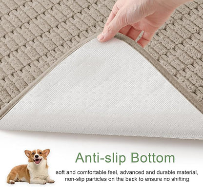 Washable Pee Pads for Dogs Puppy Pad, Brown 60”x60” 1 Pack | High Absorbent Dog Pee Pad Leak Proof Cat Rugs, Reusable Non Slip Pet Mat, Wee Wee Pads for Training, Crate and Floor