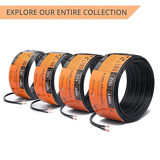 Wirefy 16/2 Low Voltage Landscape Wire 100 ft | Low Voltage Landscape Lighting