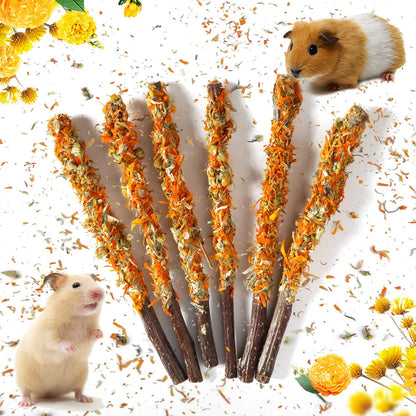 Apple Sticks for Rabbits, Natural Bunny Chew Toys Wood Treats Food for Small Animals,Hamsters, Chinchillas Squirrel Bunny Guinea Pigs Small Pet Apple Chew Sticks
