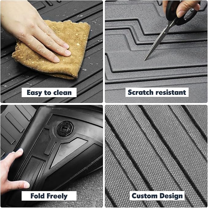 Backrest mats Compatible for 2021-2025 Toyota Sienna Back seat Protectors 2021 2022 2023 2024 2025 Toyota Sienna Back seat Cover Automotive Accessories (Fit 7/8 Seater with Spare Tire)