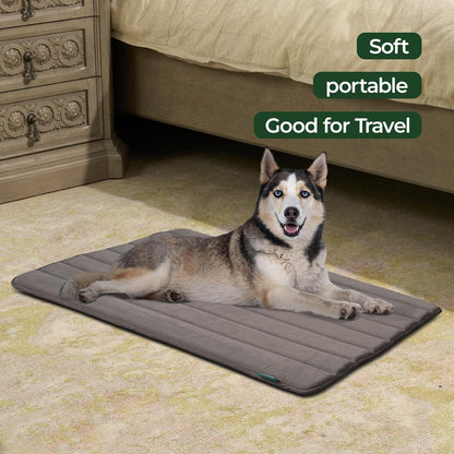 BALANCE Dog Crate Pad, Dog Foam Crate Mat Kennel Pad, Washable Water-Resistant Pet Bed Flat Dogs Cage Mat for X-Large Dogs