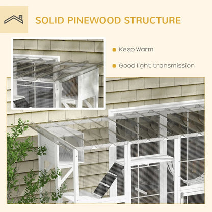 Cat Window Box , Large Catio With Shelves & Bridges, Outside Enclosure For Multiple Cats, Multiple Packages Shipped. Please Pay Attention To The Dimensions And Weight In The Details.