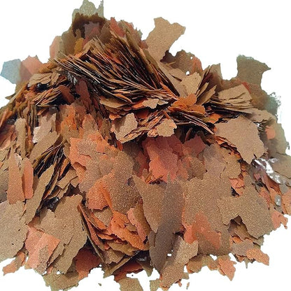 Aquatic Foods Inc. Flakes - 45% California Blackworm & Brine Shrimp Flake Mix for Angels, Discus, Cichlids, Tetras, Guppies, Live Bearers, All Community Tropical Fish - Premium AF Flakes - 1/4-lbs