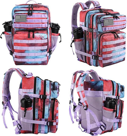 LHI Military Tactical Backpack for Men and Women 45L Army 3 Days Assault Pack Bag Large Rucksack with Molle System
