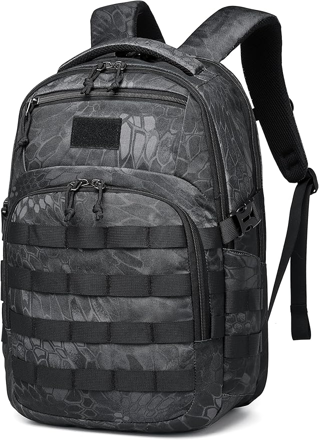 Wotony Military tactical backpack, backpack for men black small tactical assault bag
