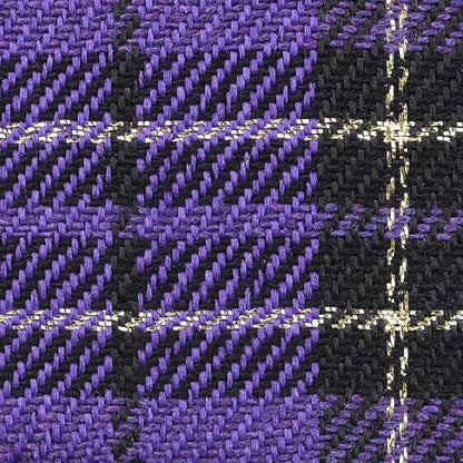 GAMUDA Small Dog Harness Collar and Leash Set, Step in No Chock No Pull Soft Mesh Adjustable Dog Vest Harnesses Plaid Reflective for Dogs Puppy Cats Kitten Rabbit (Purple, S)