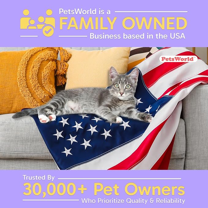 PetsWorld Universal Fit Cat Pad Refills for Litter Box, Unscented, Odor Control, Pack of 800