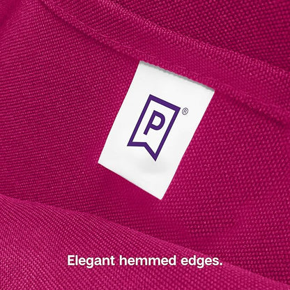 Gee Di Moda Rectangle Tablecloth - 70 x 120 Inch Fuchsia Table Cloth for 6 or 8 Foot Rectangle Tables - Heavy Duty Washable Fabric - for Holiday Party, Dinner, Weddings, Baby Shower & Events