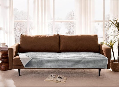 Waterproof Couch Cover for Dogs Non-Slip, Fuzzy Soft Pet Couch Covers for Sofa, Pet Friendly Area Rug Dog Bed Covers Washable Sofa Cover Mat (Seagull Gray, 58" x 82" 1 Pack)