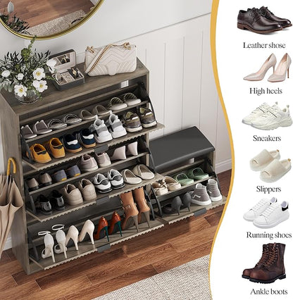 Shoe Cabinet Storage for Entryway