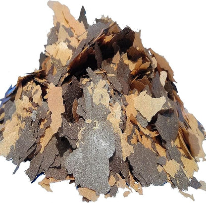 Aquatic Foods Inc. Flakes - 45% California Blackworm & Plankton/Krill/Spirulina Flake Mix for Discus, Cichlids, Tetras, Guppies, Live Bearers, Pond Fish, All Tropical Fish Premium AF Flakes - 1/4-lbs