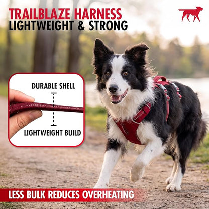 Tuff Pupper Escape Proof Dog Harness for Extra Large Dogs | No Pull Lightweight Adjustable Harness | No Escape Multifunctional Outdoor Pet Gear | Strong Durable Breathable | Secure Comfortable Fit