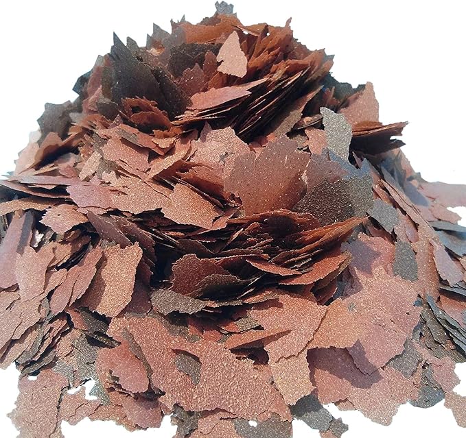 Aquatic Foods Inc. Flakes - 45% California Blackworm & Cichlid Red GRO Color Flake Mix for Discus, Cichlids, Tetras, Guppies, Live Bearers, All Community Tropical Fish - Premium AF Flakes - 1-lbs