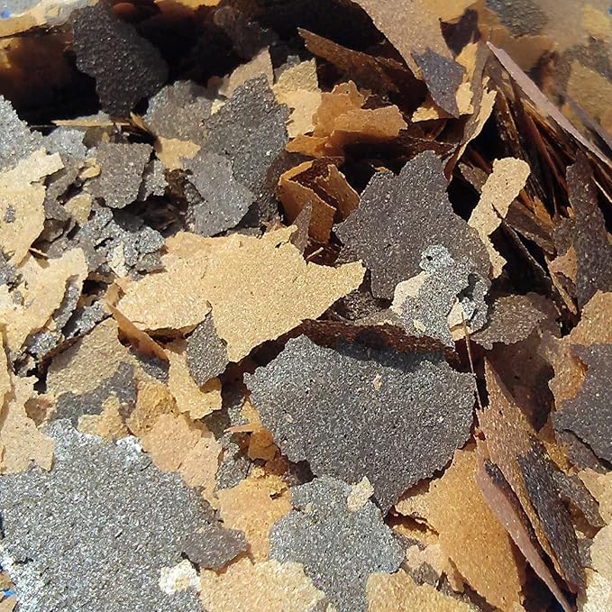 Aquatic Foods Inc. Flakes - 45% California Blackworm & Plankton/Krill/Spirulina Flake Mix for Discus, Cichlids, Tetras, Guppies, Live Bearers, Pond Fish, All Tropical Fish Premium AF Flakes - 1/4-lbs