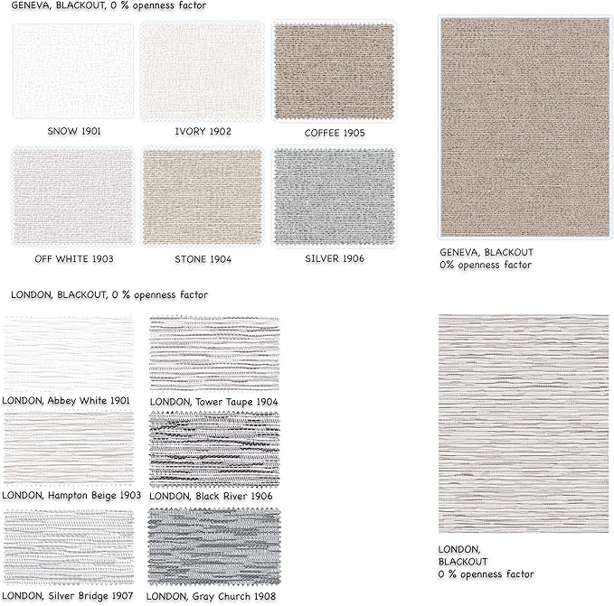 HILADUO Custom Motorized Blackout Roller Shades – Smart Electric Blinds Work