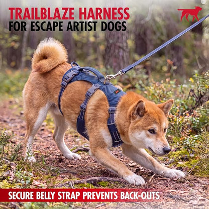 Tuff Pupper Escape Proof Dog Harness for Extra Large Dogs | No Pull Lightweight Adjustable Harness | No Escape Multifunctional Outdoor Pet Gear | Strong Durable Breathable | Secure Comfortable Fit