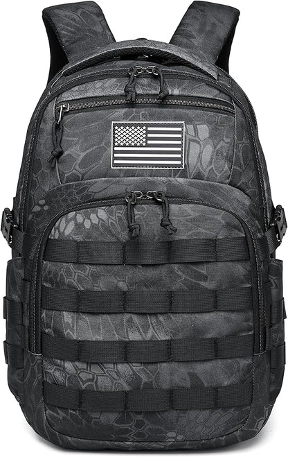 Wotony Military tactical backpack, backpack for men black small tactical assault bag