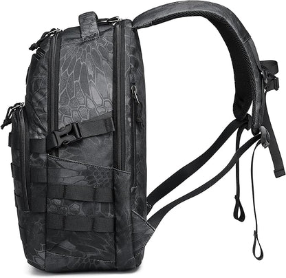 Wotony Military tactical backpack, backpack for men black small tactical assault bag