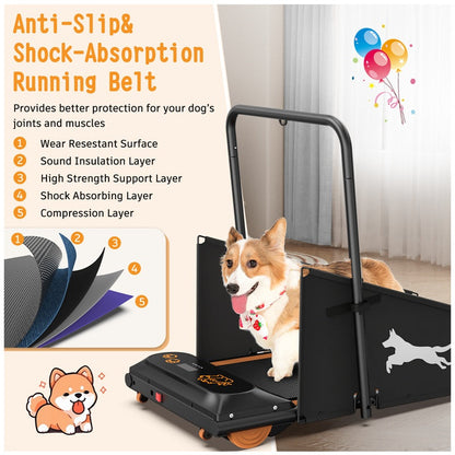 Dog Treadmill Small Dogs - Dog Treadmill For Medium Dogs - Dog Pacer Treadmill For Healthy & Fit Pets - Dog Treadmill Run Walk