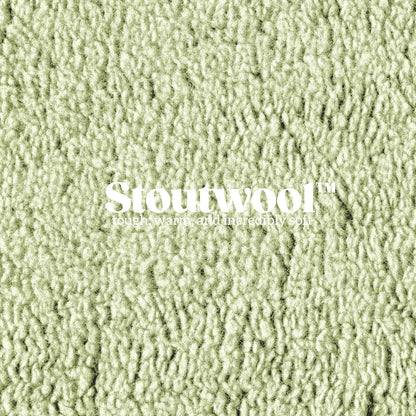 Stoutwool Indestructible Dog Bed - Fluffy Chew Proof Dog Crate Pad - Tough Kennel Pad for Aggressive Chewers - Ideal for Extra Large Breeds & Fits 48-Inch Crate - 47"x29", Gleam