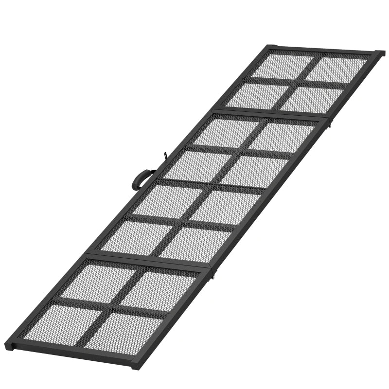PawHut Dog Car Ramp,  Extra Long And Wide, Non-Slip Surface, Folding Portable Pet Ramp For Large, Small & Senior Dogs