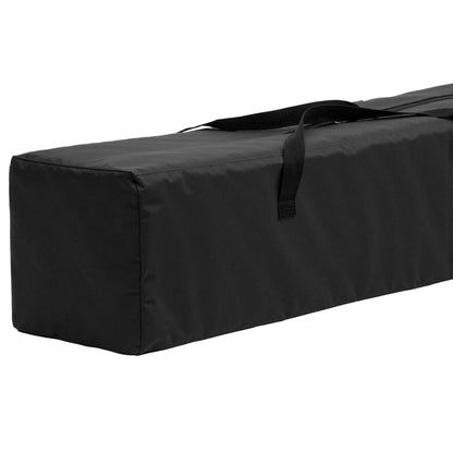 Elevated Lounge Dog Bed XL, Foldable Raised Dog Bed Cot For Large Dogs & Cats, Portable Pet Bed With Wheels, 600D Oxford Cloth & Dutch Velvet Cushion, Indoor & Outdoor Dog Bed With Side Storage Bags,